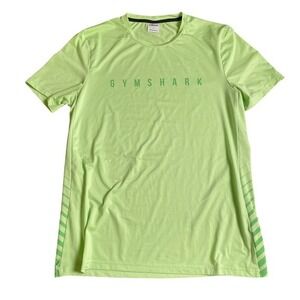 Gymshark Training T-Shirt Athletic‎ Gym Workout Top Breathable Green Size L